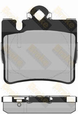 BRAKE ENGINEERING pa1456 -  Комплект тормозных колодок, дисковый тормоз